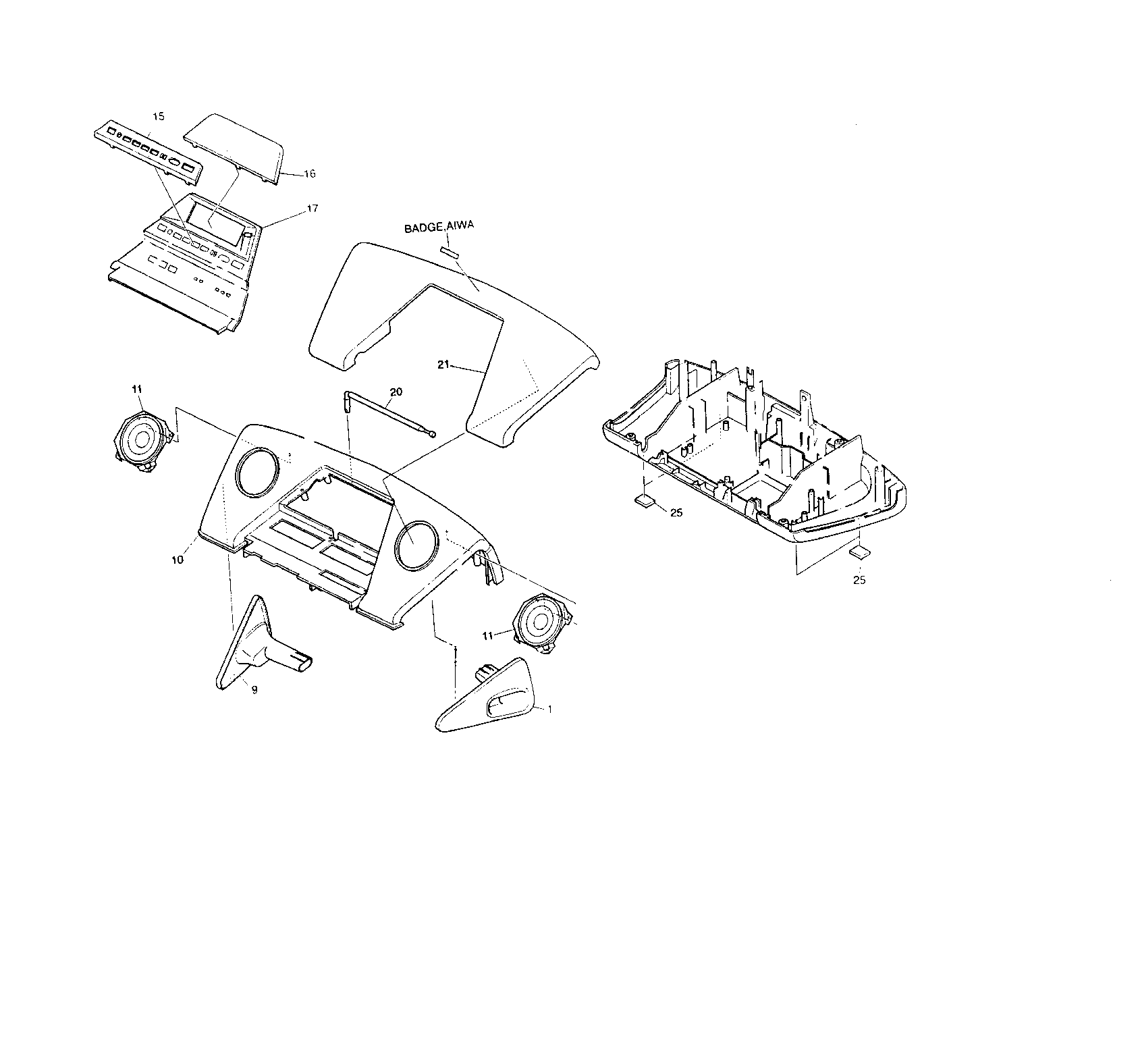 Cabinet parts