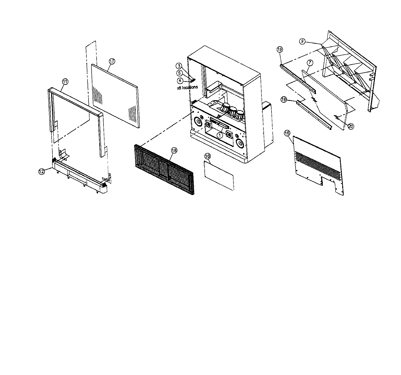 CABINET PARTS