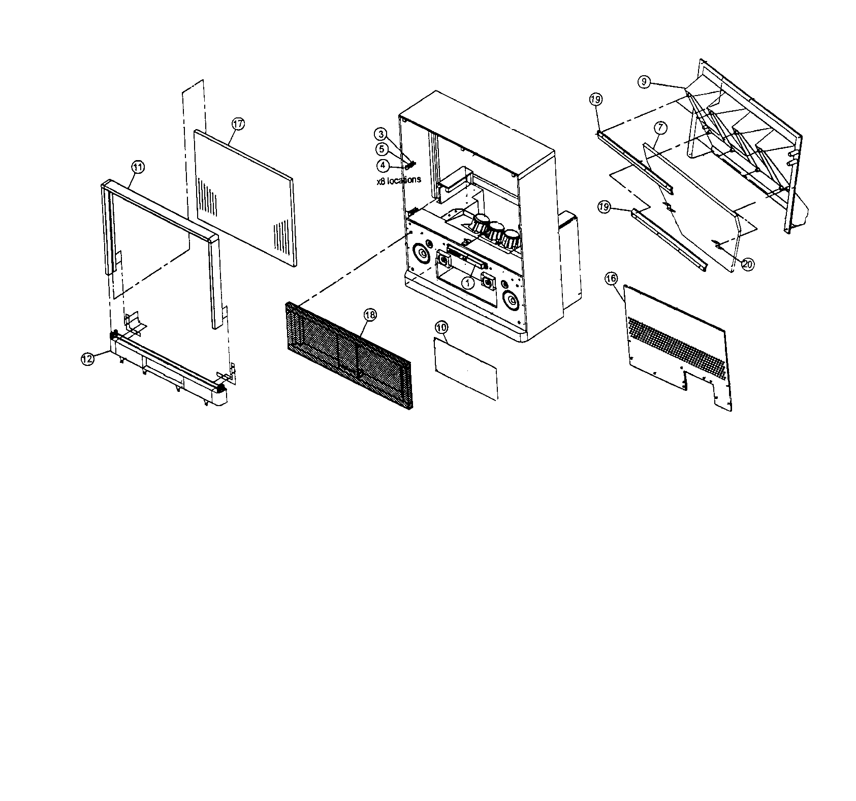 CABINET PARTS