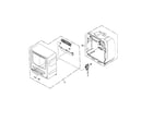 Panasonic PV-M939-K cabinet parts diagram