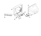 JVC AV-27015 cabinet parts diagram