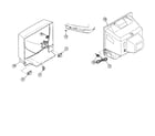 JVC C-20010 cabinet parts diagram