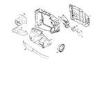 Panasonic PV-D209 cabinet parts diagram