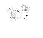 Panasonic PV-M1359W-K cabinet parts diagram
