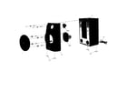 Panasonic SB-AK17 cabinet parts diagram