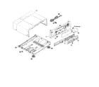 JVC RX-558VBK cabinet parts diagram