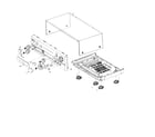 Panasonic SA-HT230 cabinet parts diagram