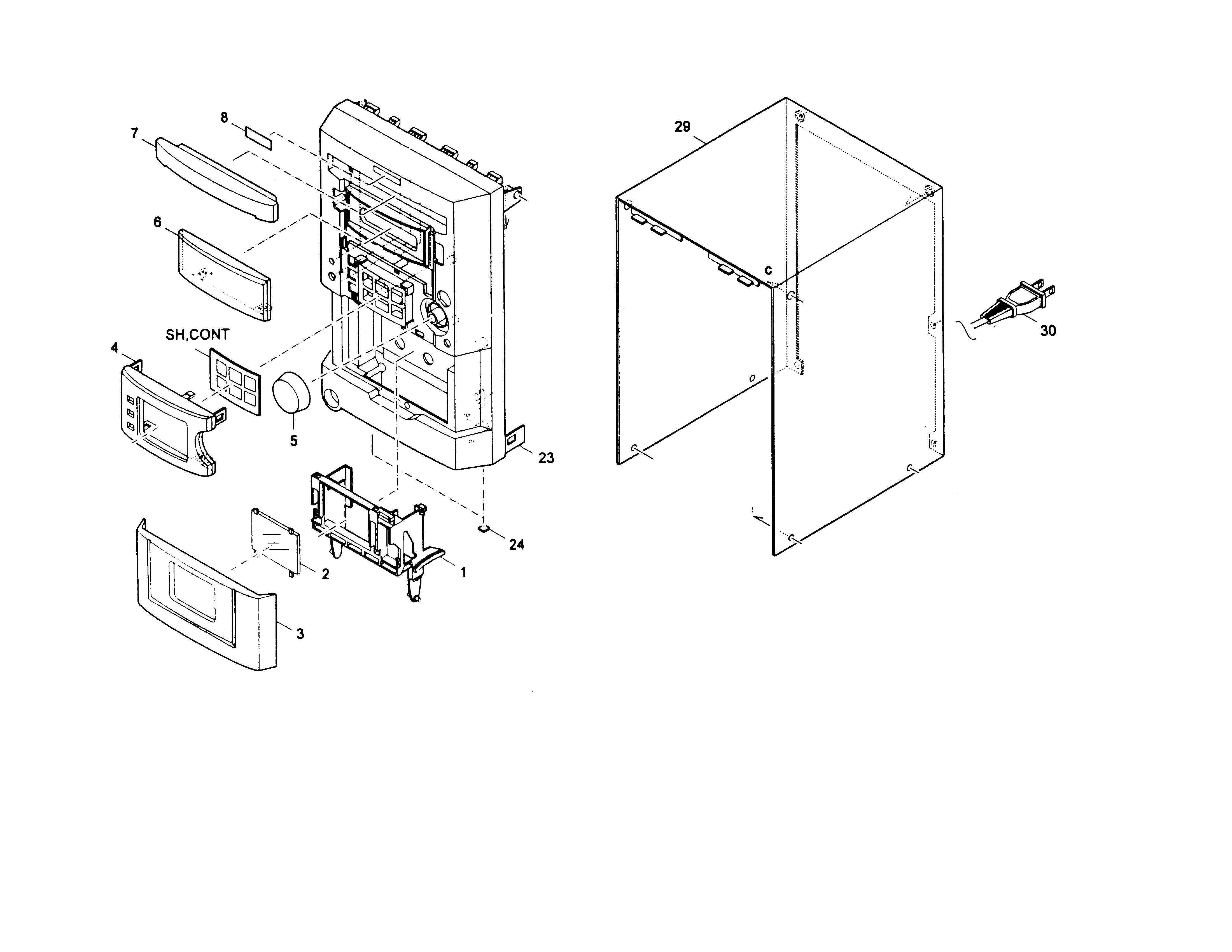 Cabinet parts