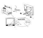 Magnavox TR2503C121 cabinet parts diagram