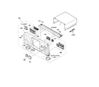 Sony CDP-CX300 cabinet parts diagram