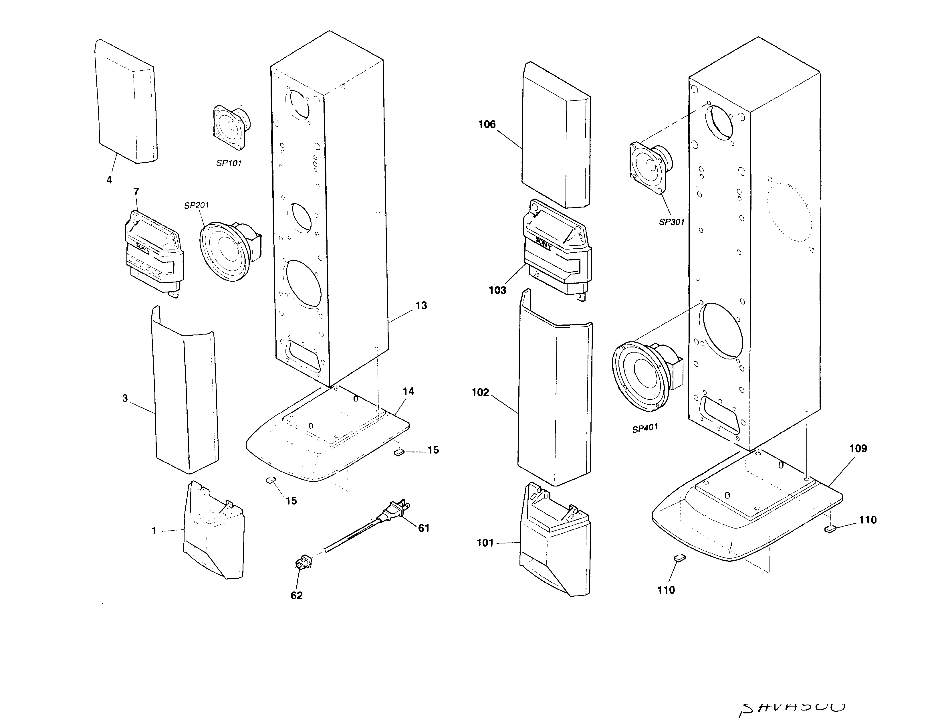 Cabinet parts