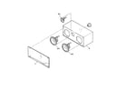 Sony SS-CN490 cabinet parts diagram