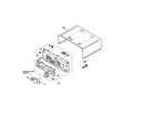 Sony STR-DE935 cabinet parts diagram