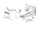 Magnavox PC9219C125 cabinet parts diagram