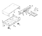 JVC XL-Z232BK cabinet parts diagram