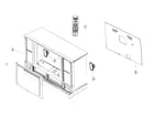 Zenith IQB32B84R cabinet parts diagram