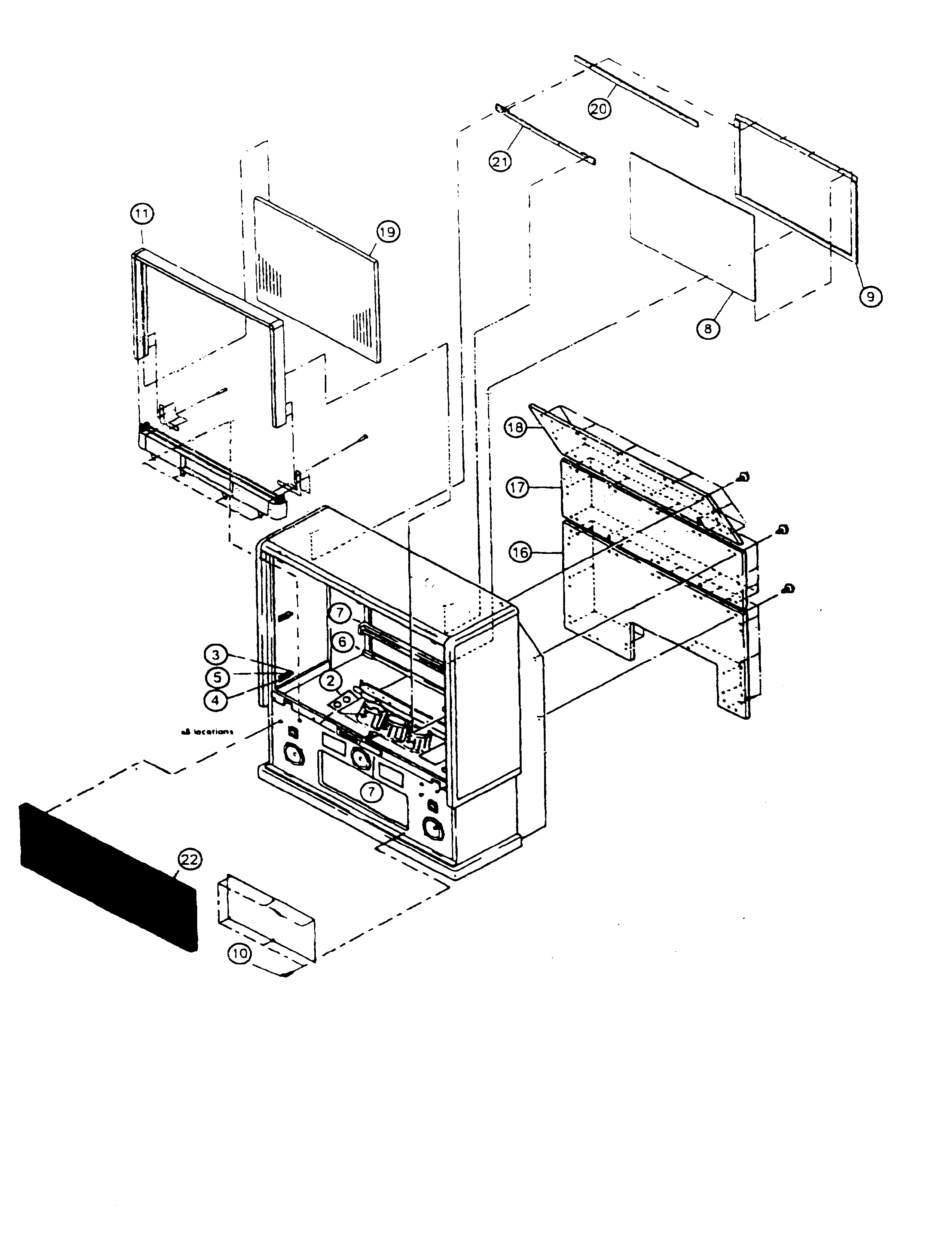 CABINET PARTS