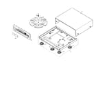 Panasonic SL-PD10 cabinet parts diagram
