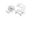 Sony STR-DE635 cabinet parts diagram