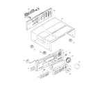 JVC RX1028VBK cabinet parts diagram