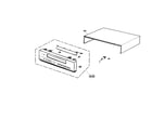 Zenith VRB412 cabinet parts diagram