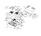 Magnavox CDR77500 cabinet parts diagram