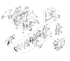 JVC GR-AXM220U cabinet parts diagram
