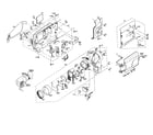 JVC GR-SXM920U cabinet parts diagram