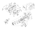 JVC GR-SX851U cabinet parts diagram