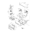 JVC HR-VP48U cabinet parts diagram