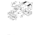 Sony STR-DE545 cabinet parts diagram