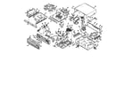 Denon DVM-3700 cabinet parts diagram