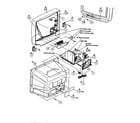 JVC AV-36D201 cabinet parts diagram
