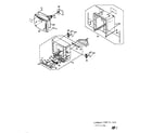 Aiwa VX-C131 cabinet parts diagram