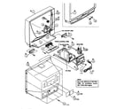 JVC AV-32150B cabinet parts diagram