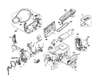 Sony DCR-TRV120 cabinet parts diagram
