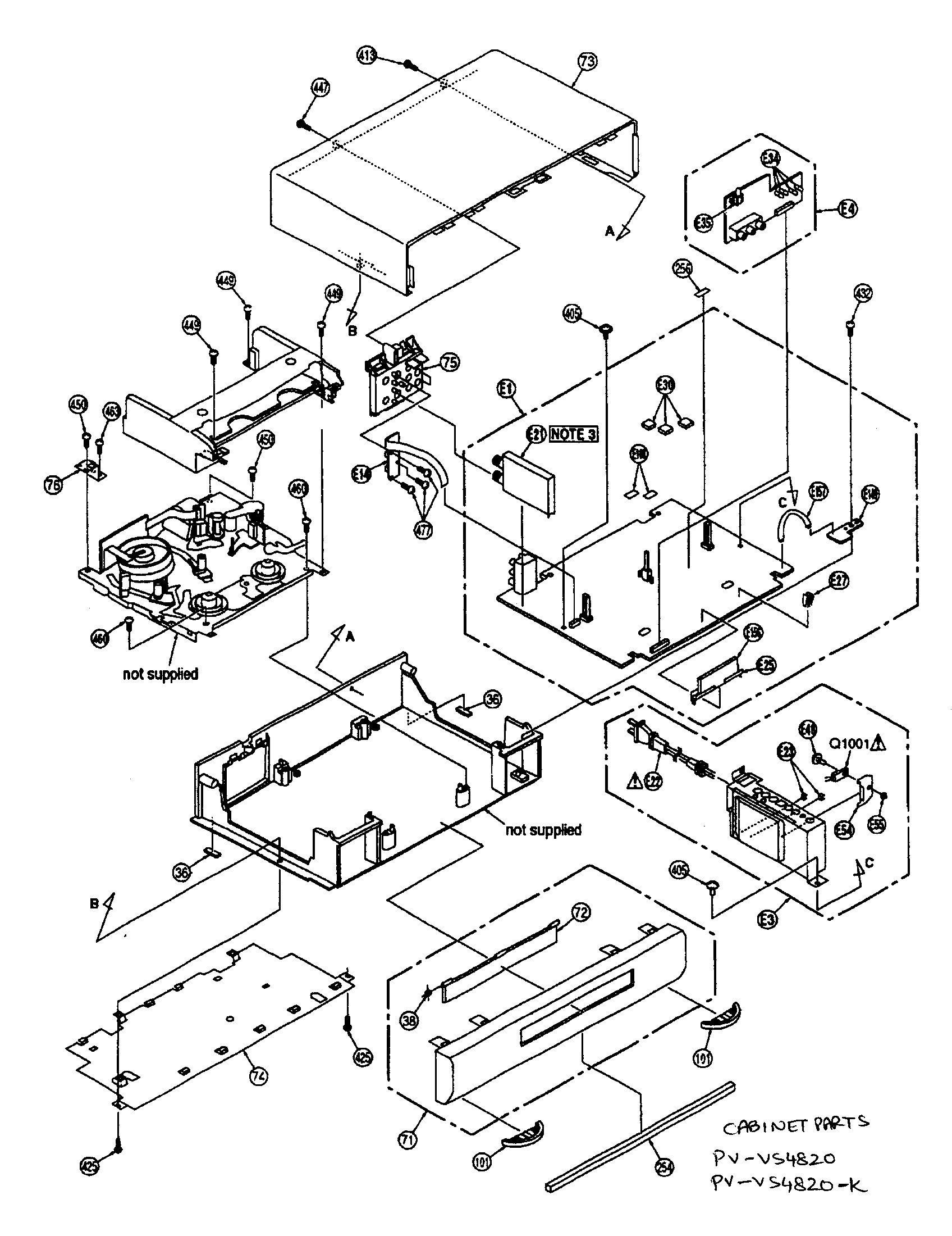 Cabinet parts