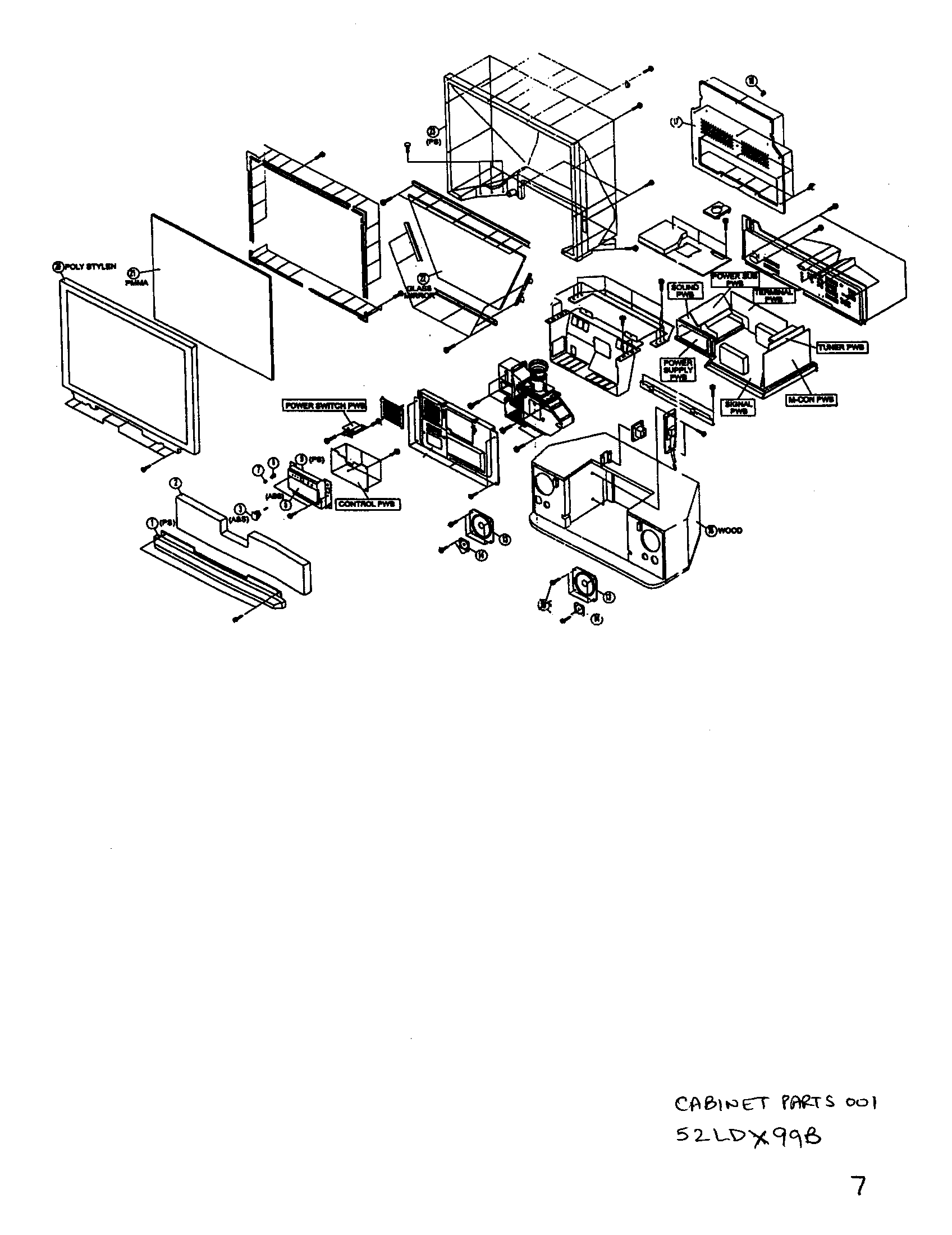 Cabinet parts
