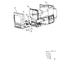 RCA 13TVR72 cabinet parts diagram