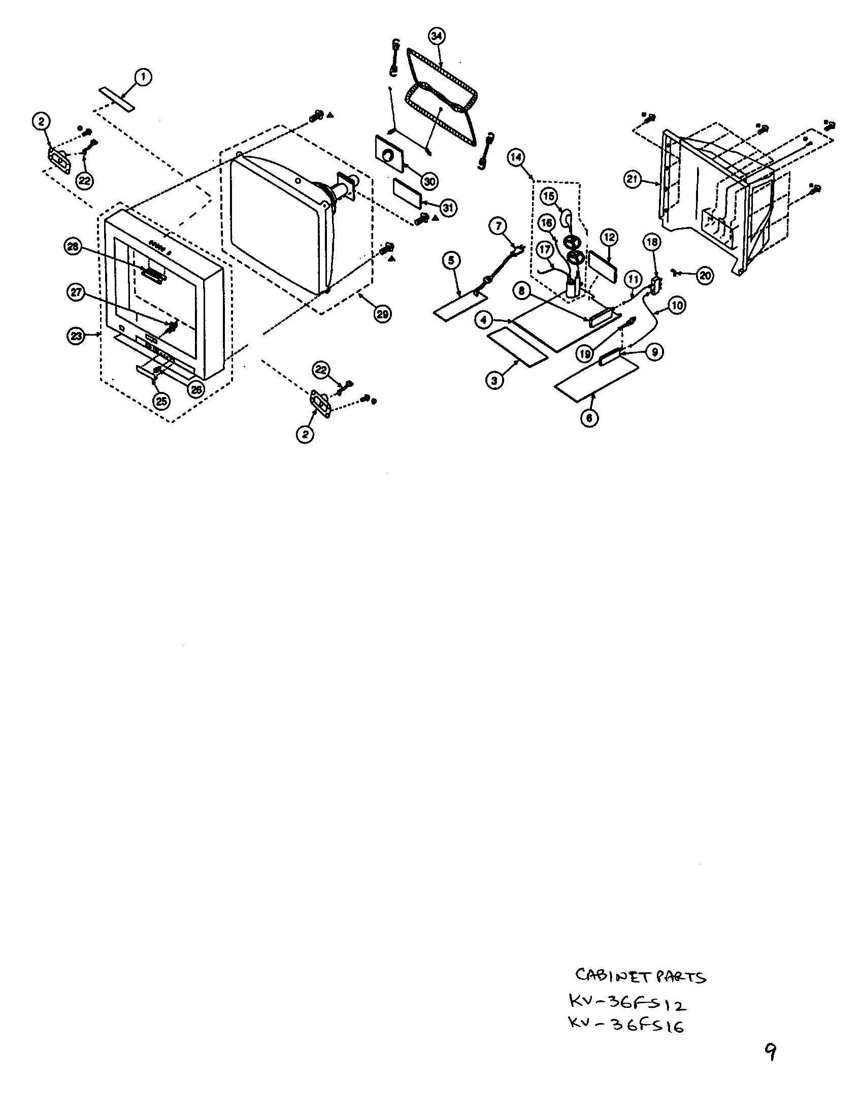 CABINET PARTS