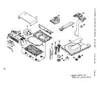 Panasonic DVD-A7 cabinet parts diagram