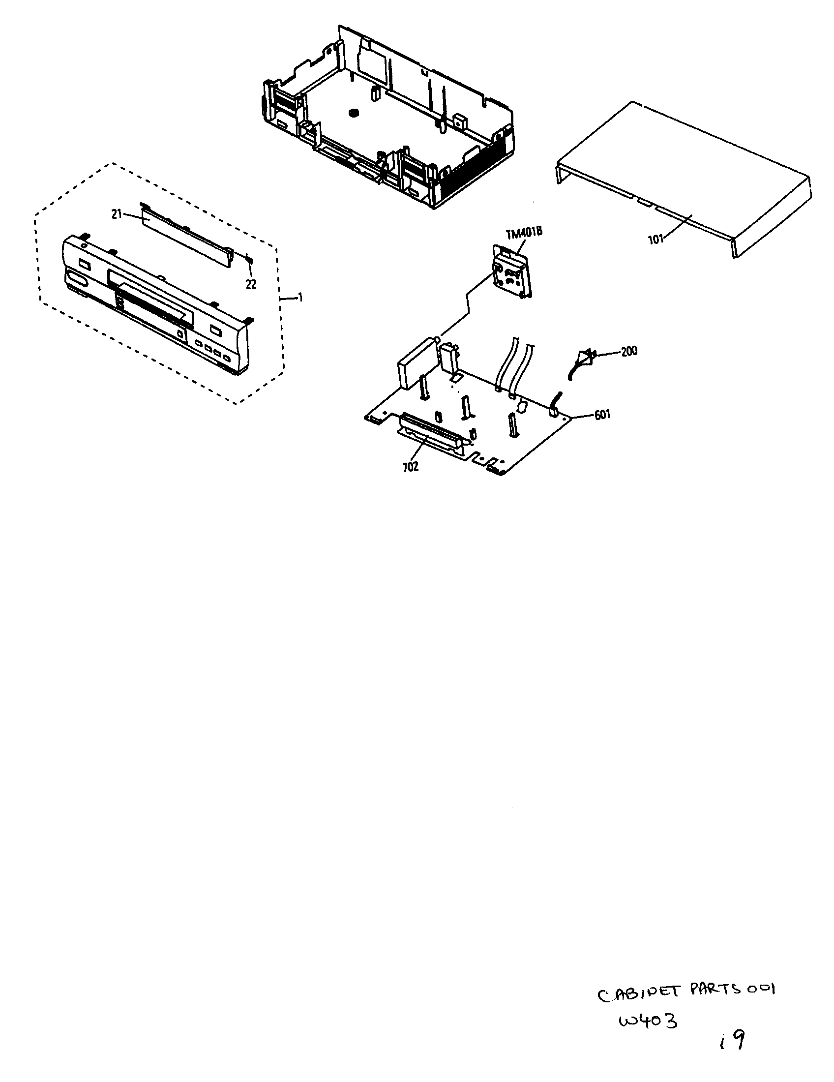Cabinet parts