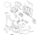 Aiwa CSD-TD51 cabinet parts diagram