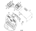 Zenith ADR-620 cabinet parts diagram