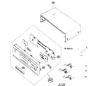 Zenith DVC-2250 cabinet parts diagram