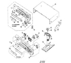 JVC XV-421BK cabinet parts diagram