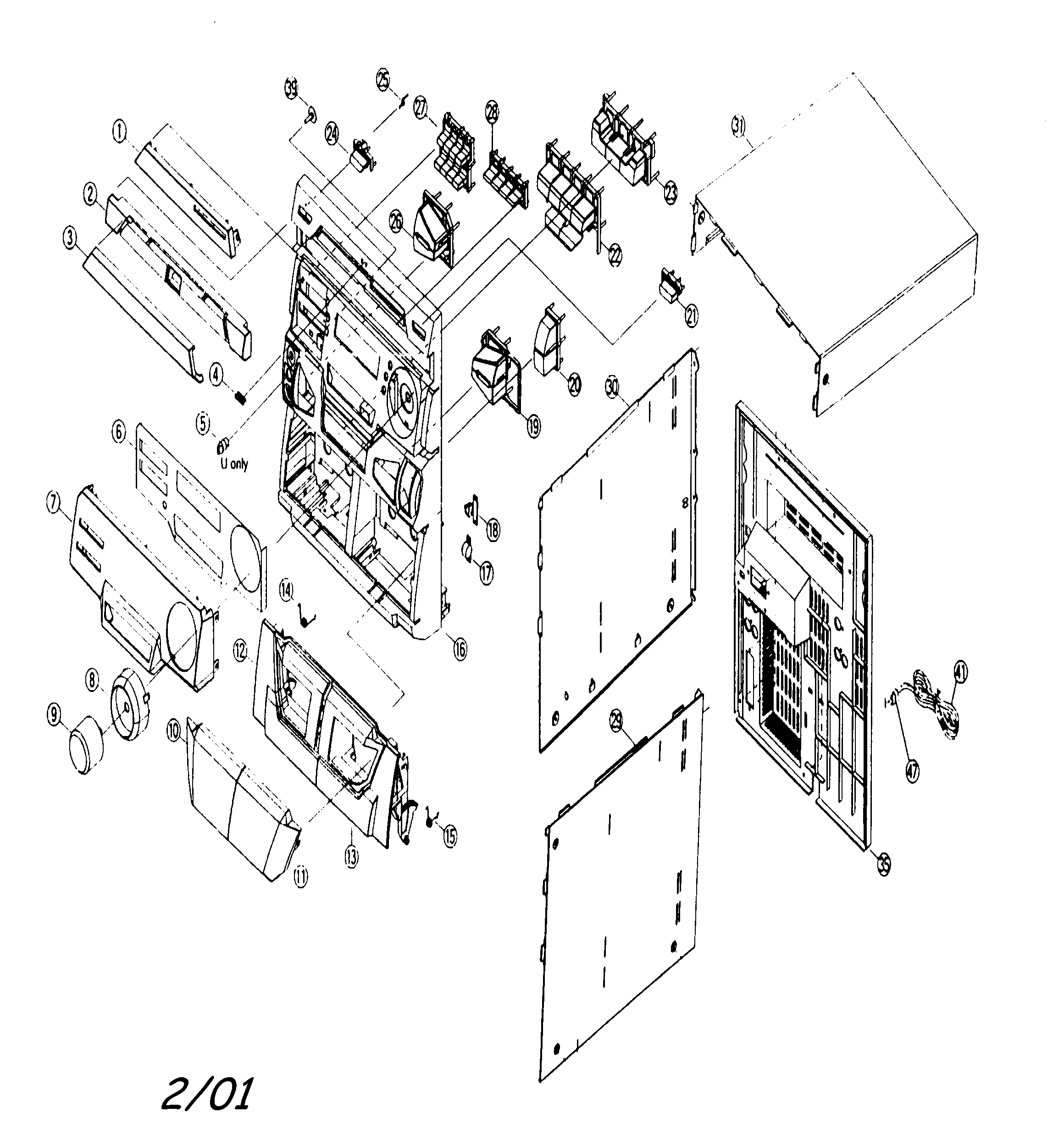 CABINET PARTS