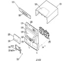 RCA RS2506 cabinet parts diagram