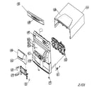 RCA RS2507 cabinet parts diagram