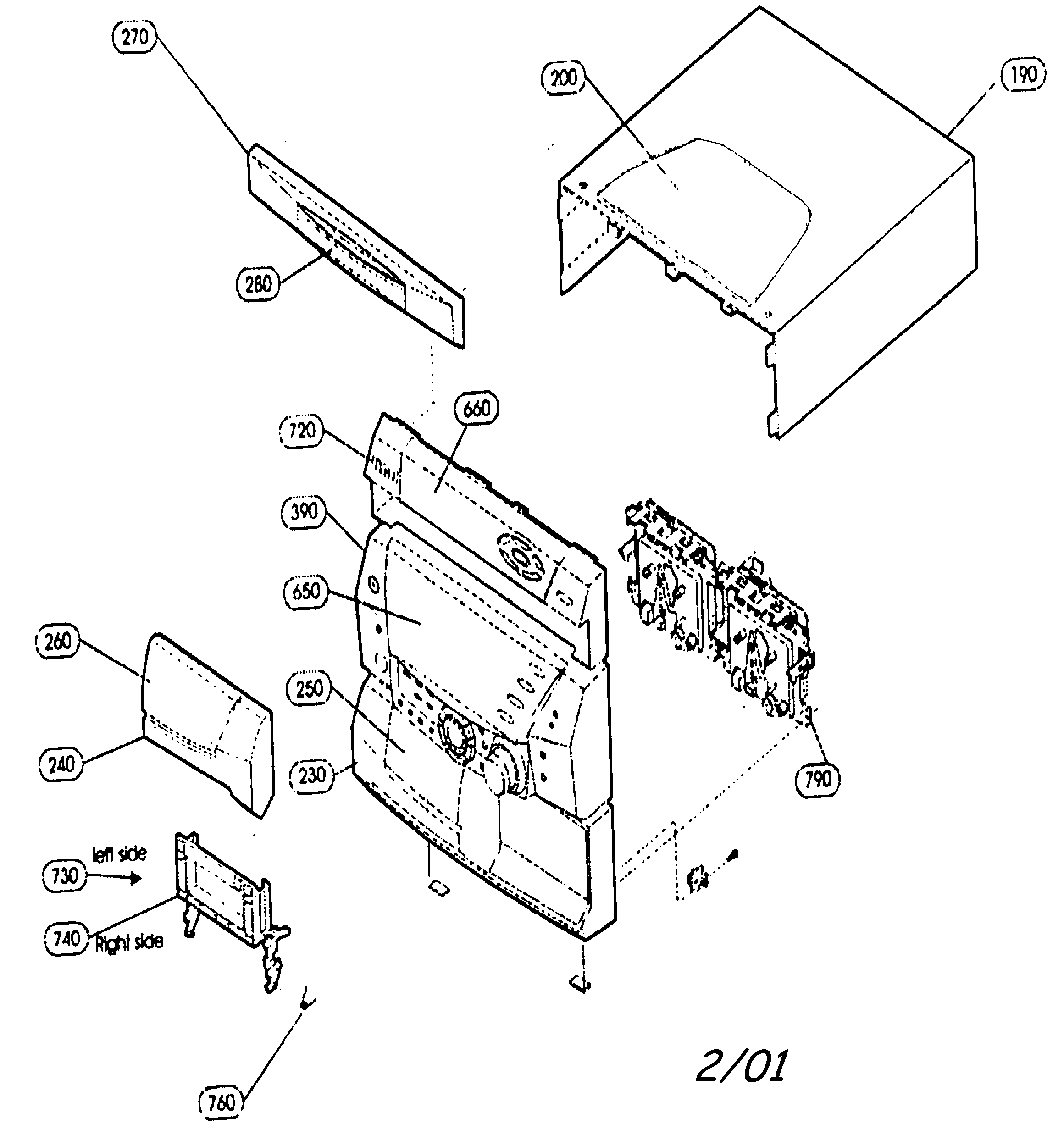 Cabinet parts